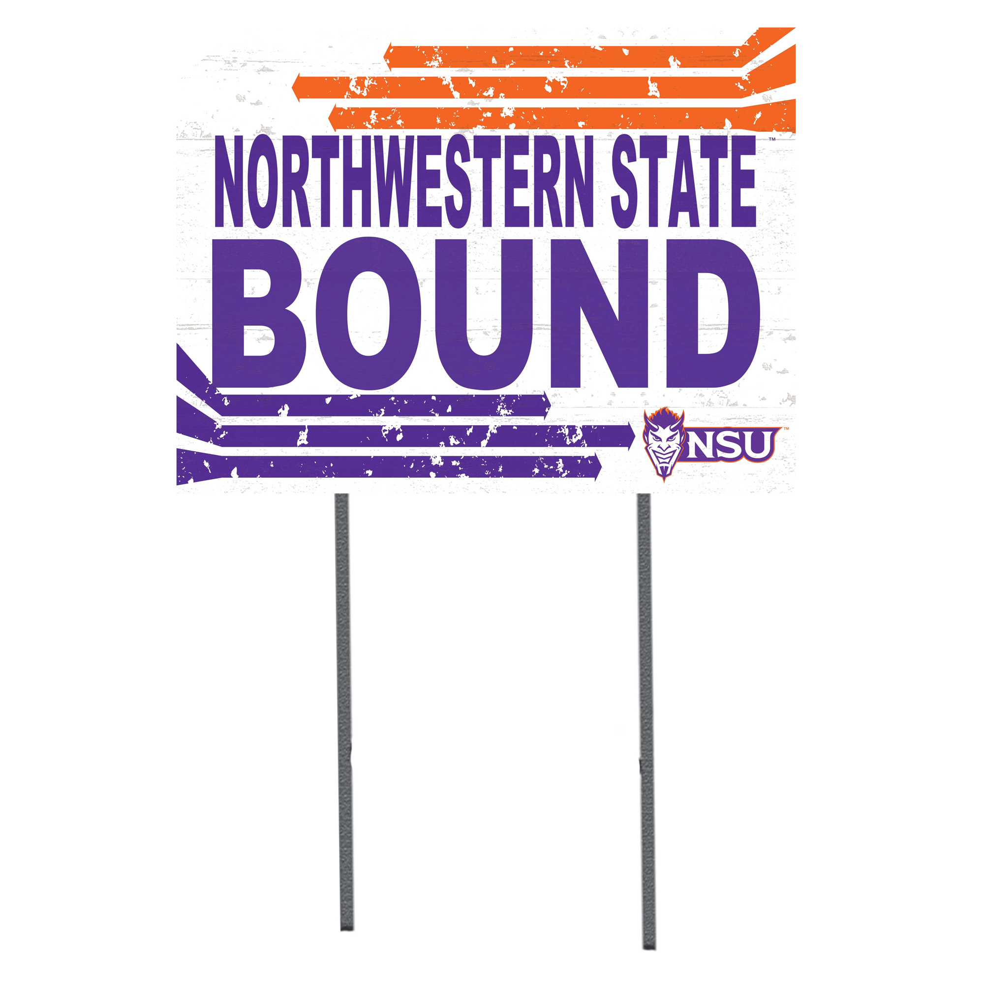 Northwestern State Demons 18" x 24" Team Yard Sign