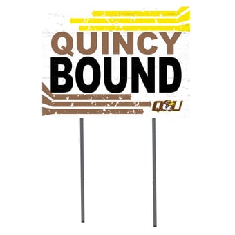 Quincy Hawks 18" x 24" Team Yard Sign