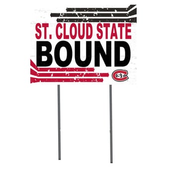 St. Cloud State Huskies 18" x 24" Team Yard Sign
