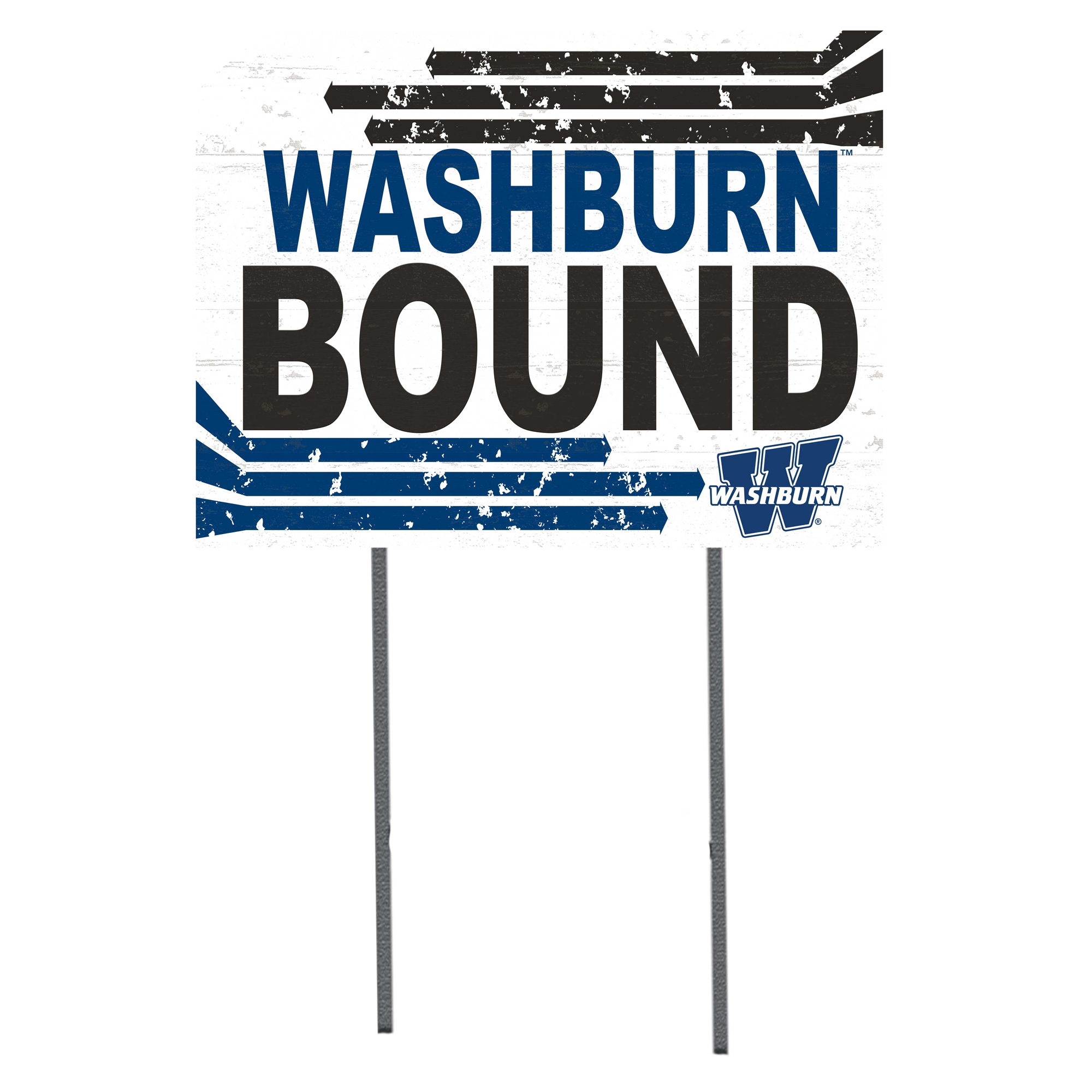 Washburn Ichabods 18" x 24" Team Yard Sign