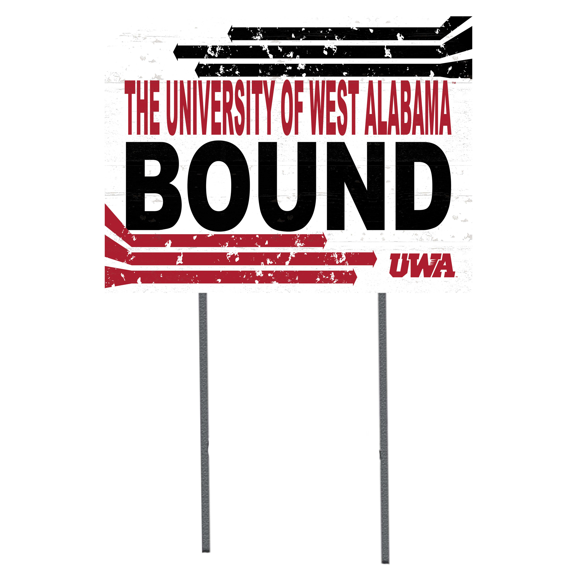 West Alabama Tigers 18" x 24" Team Yard Sign