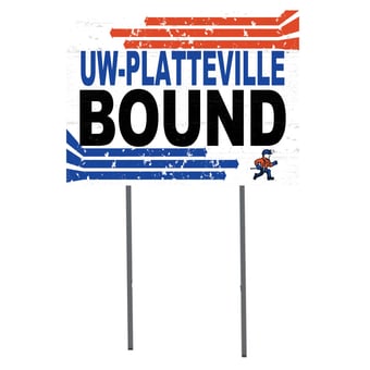 Wisconsin-Platteville Pioneers 18" x 24" Team Yard Sign