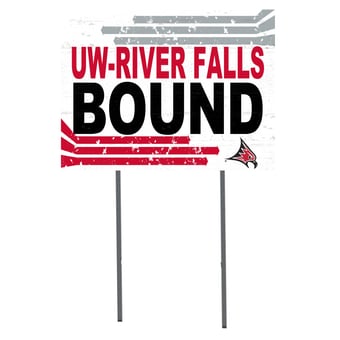 Wisconsin-River Falls Falcons 18" x 24" Team Yard Sign