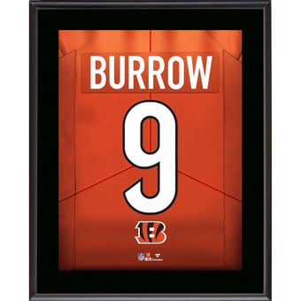 Joe Burrow Cincinnati Bengals 10.5" x 13" Jersey Number Sublimated Player Plaque