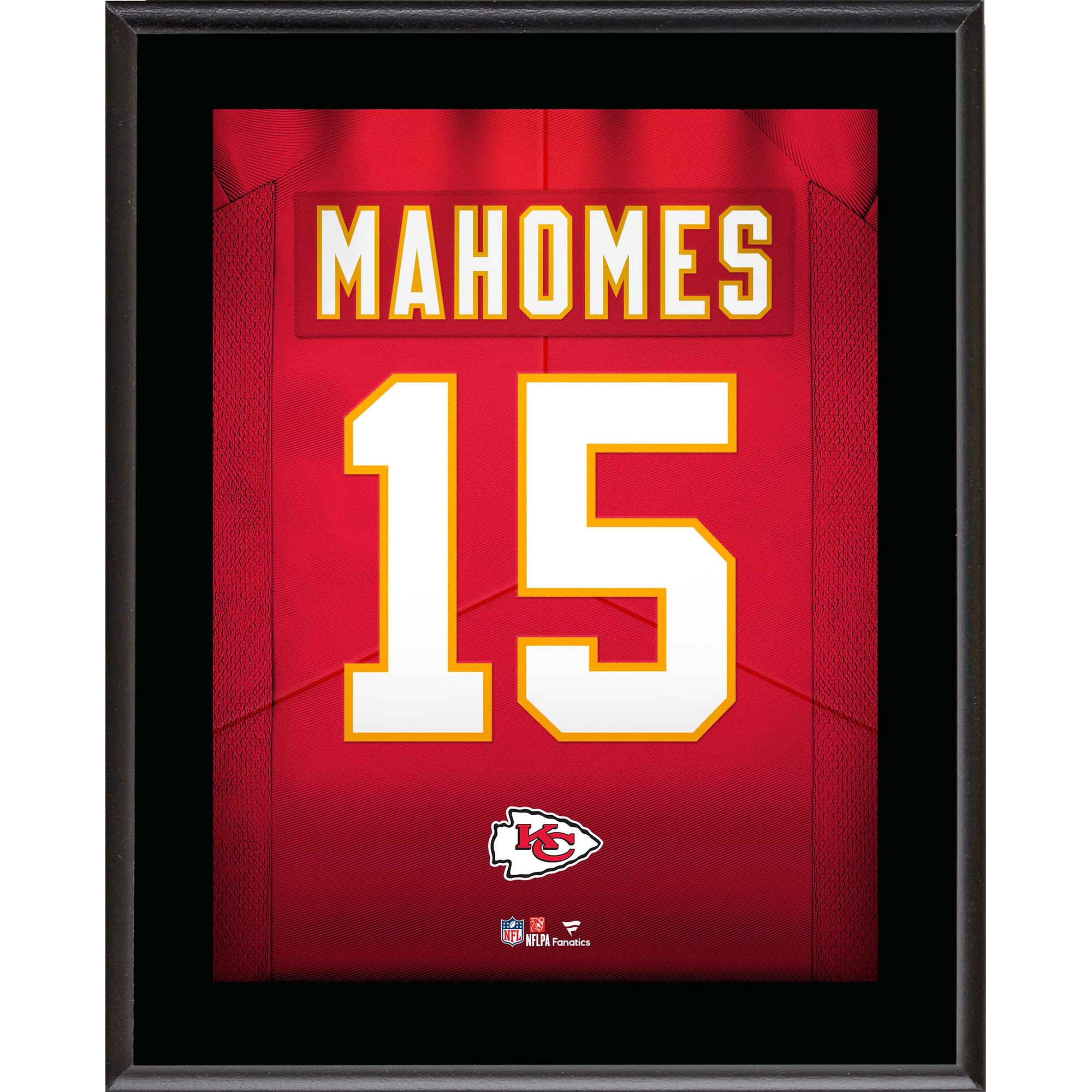 Patrick Mahomes Kansas City Chiefs 10.5" x 13" Jersey Number Sublimated Player Plaque
