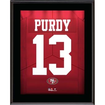 Brock Purdy San Francisco 49ers 10.5" x 13" Jersey Number Sublimated Player Plaque