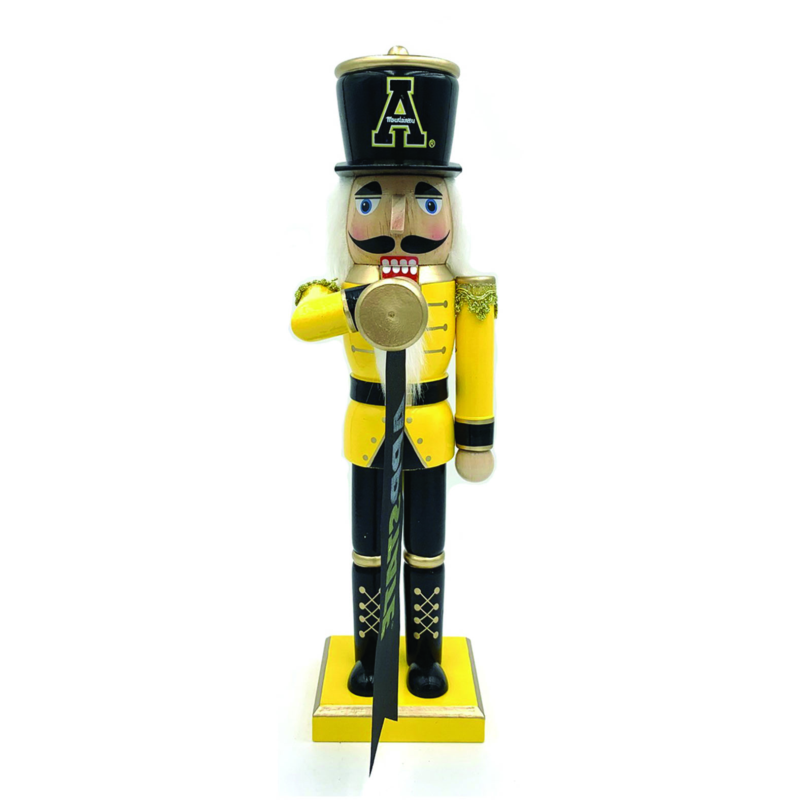 Appalachian State Mountaineers 14" Bugler Nutcracker