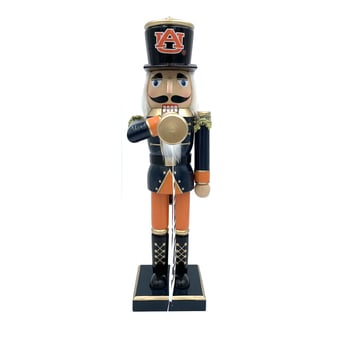 Auburn Tigers 14" Bugler Nutcracker