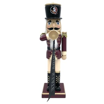 Florida State Seminoles 14" Bugler Nutcracker