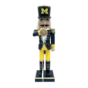 "Michigan Wolverines 14"" Bugler Nutcracker"