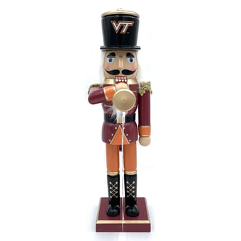 "Virginia Tech Hokies 14"" Bugler Nutcracker"