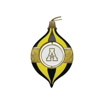 Appalachian State Mountaineers Two-Piece 5.5" Spinning Bulb Ornament Set