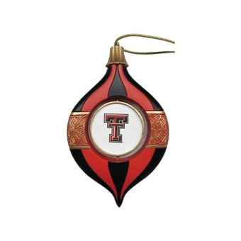 Texas Tech Red Raiders Two-Piece 5.5" Spinning Bulb Ornament Set