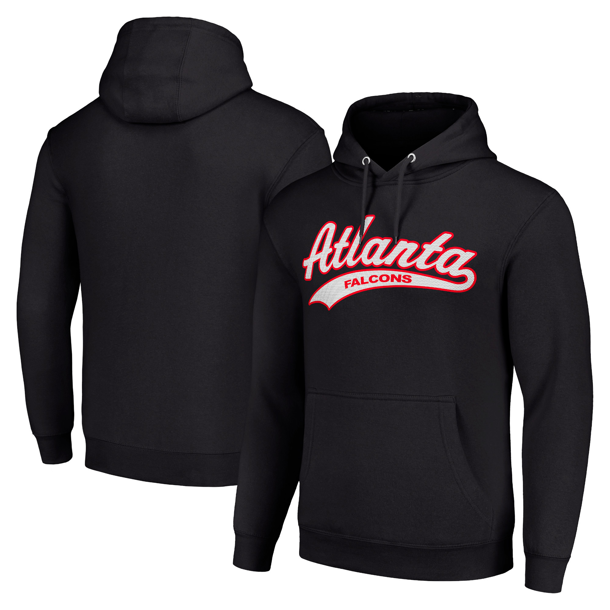 Unisex Starter Black Atlanta Falcons Tailsweep Pullover Hoodie
