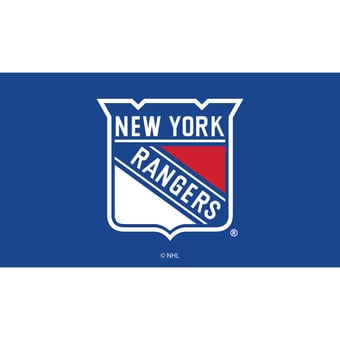 New York Rangers 28" x 16" Turf Mat