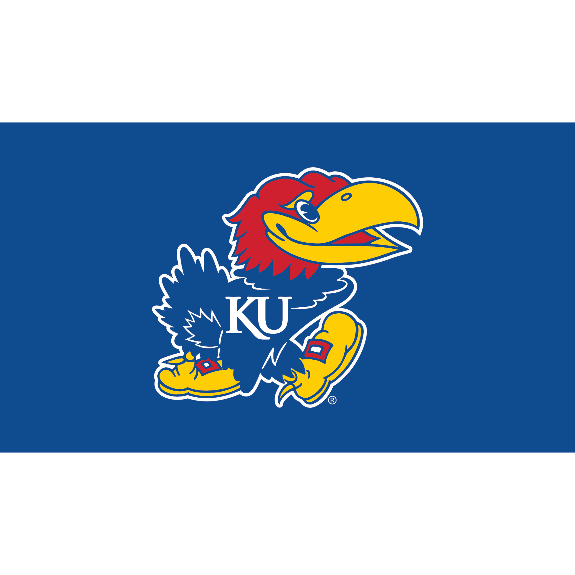 Kansas Jayhawks 28" x 16" Turf Mat