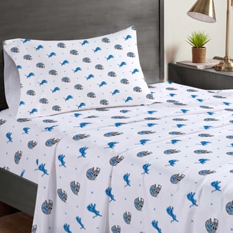 Pegasus Detroit Lions Three-Piece Twin Sheet Set