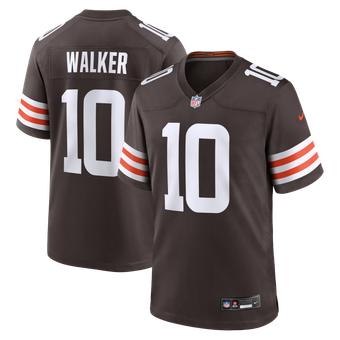 Men's Nike Phillip Walker Brown Cleveland Browns Team Game Jersey