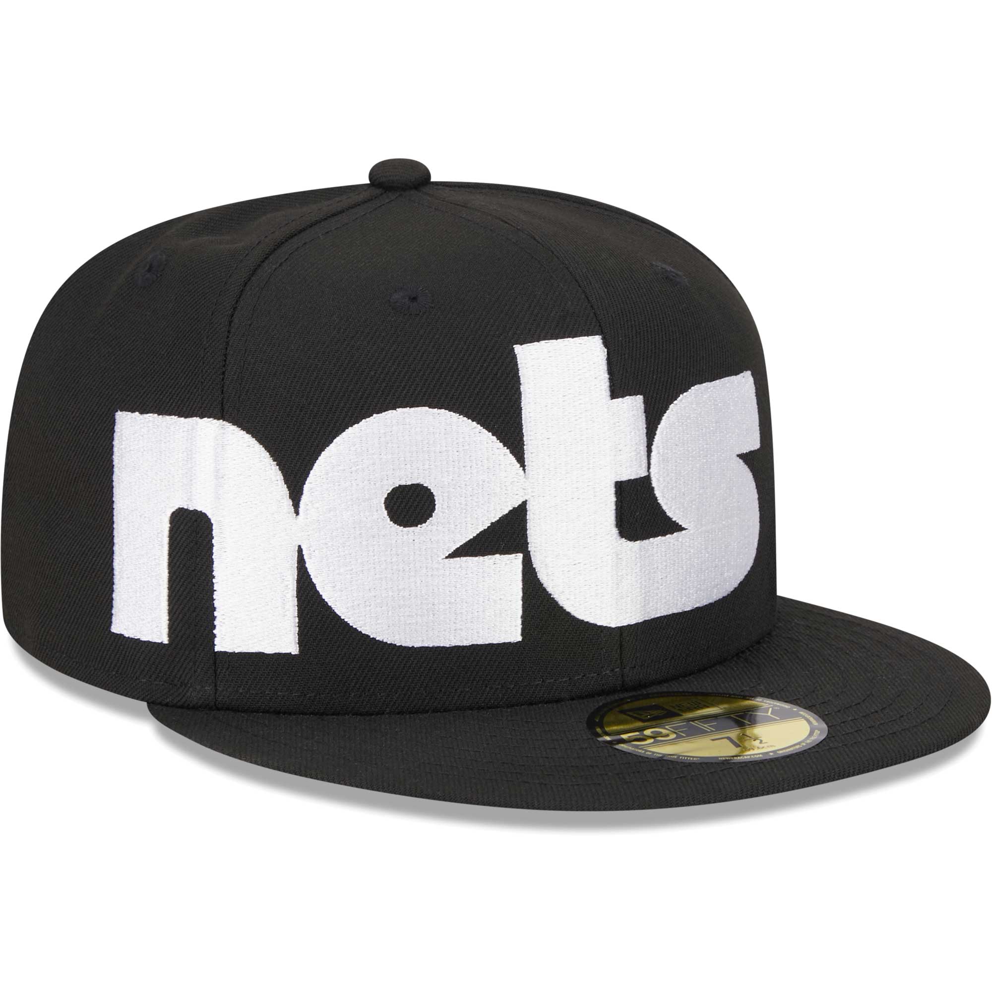 Men’s New Era Black Brooklyn Nets Checkerboard UV 59FIFTY Fitted Hat Men’s New Era Black Brooklyn Nets Checkerboard UV 59FIFTY Fitted Hat