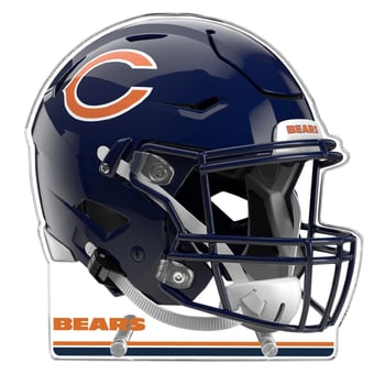 Chicago Bears 13" Speed Helmet Acrylic Plaque