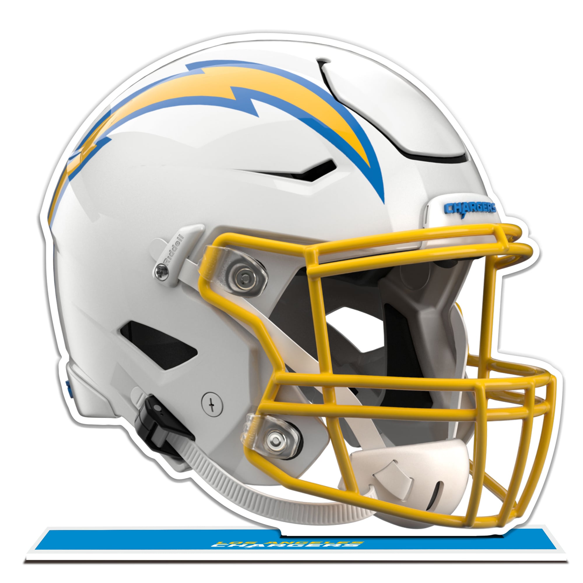 Los Angeles Chargers 10″ Speed Helmet Standee Los Angeles Chargers 10″ Speed Helmet Standee