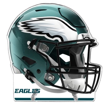 "Philadelphia Eagles 13"" Speed Helmet Acrylic Plaque"