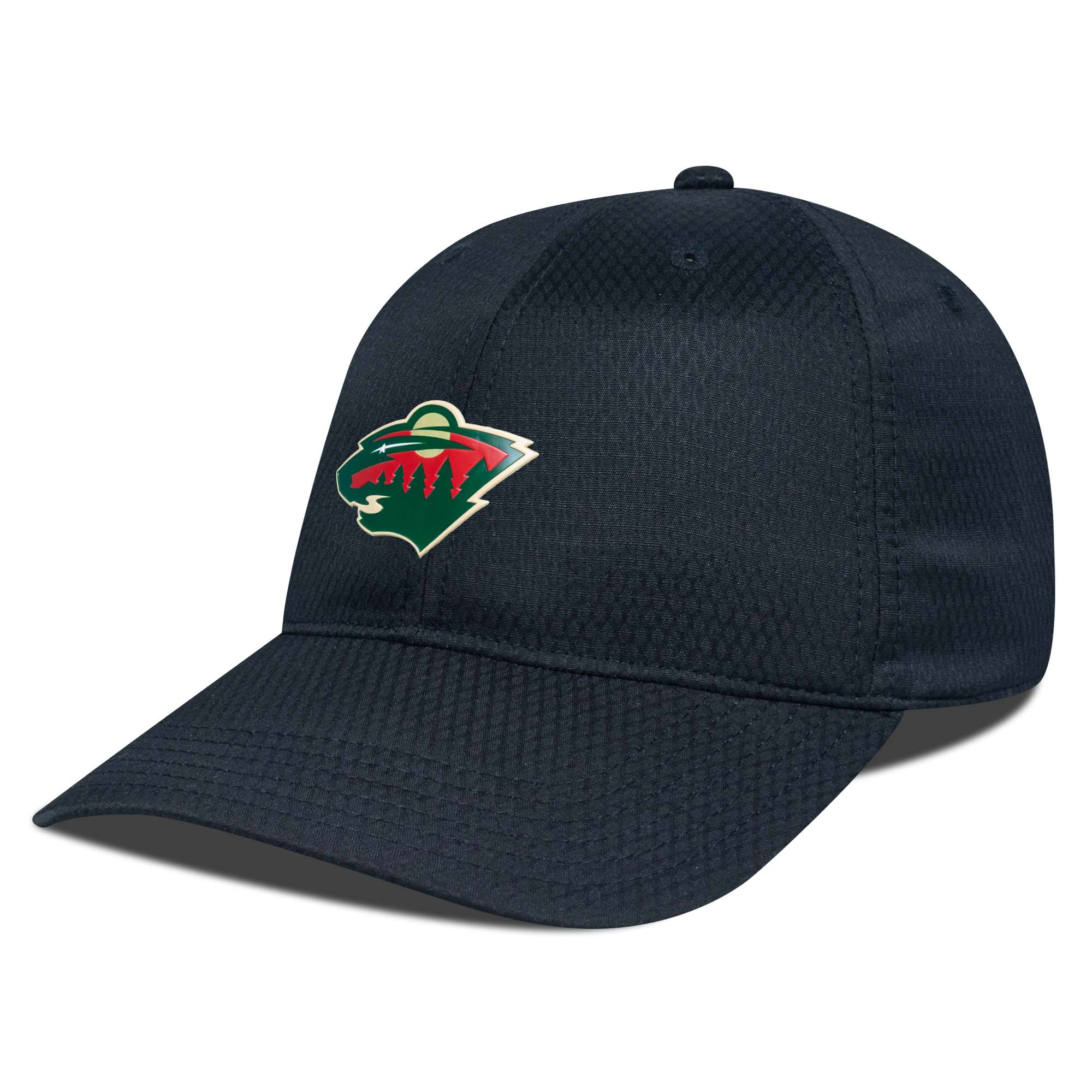 Men's Levelwear Black Minnesota Wild Matrix Adjustable Hat