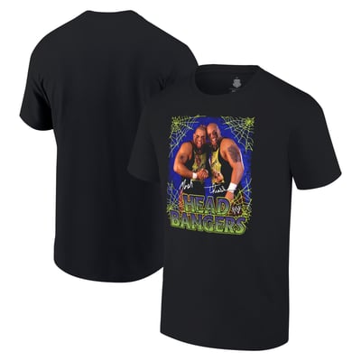 Men's Ripple Junction  Black The Headbangers  T-Shirt