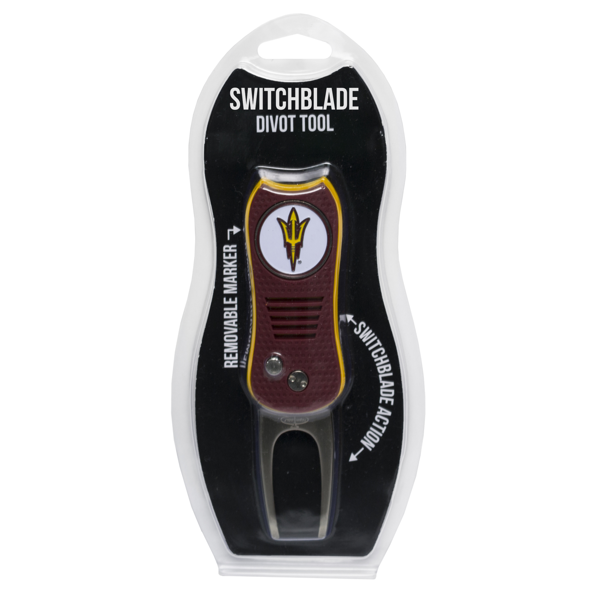 Arizona State Sun Devils Switchblade Divot Tool with Ball Marker Arizona State Sun Devils Switchblade Divot Tool with Ball Marker