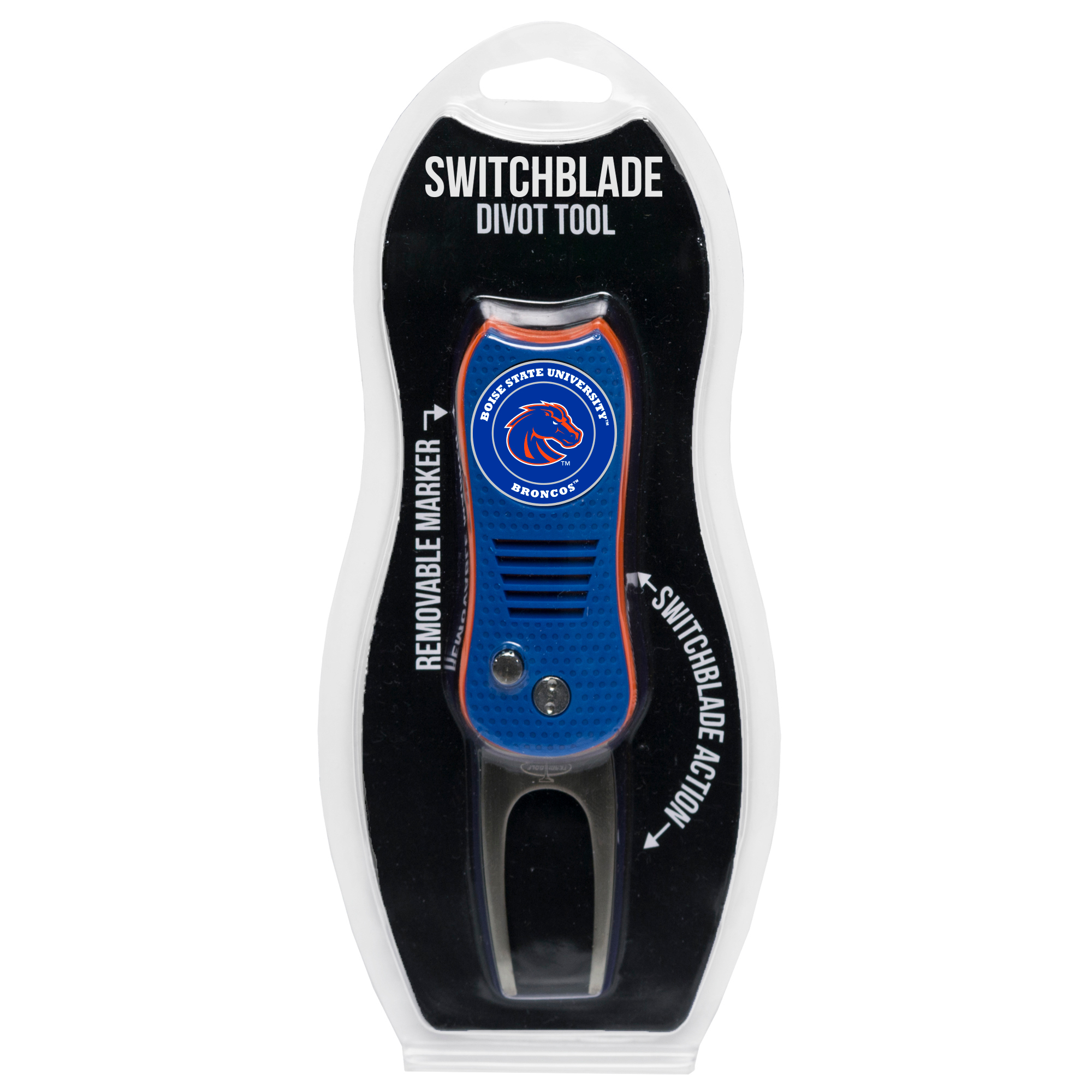 Boise State Broncos Switchblade Divot Tool with Ball Marker Boise State Broncos Switchblade Divot Tool with Ball Marker