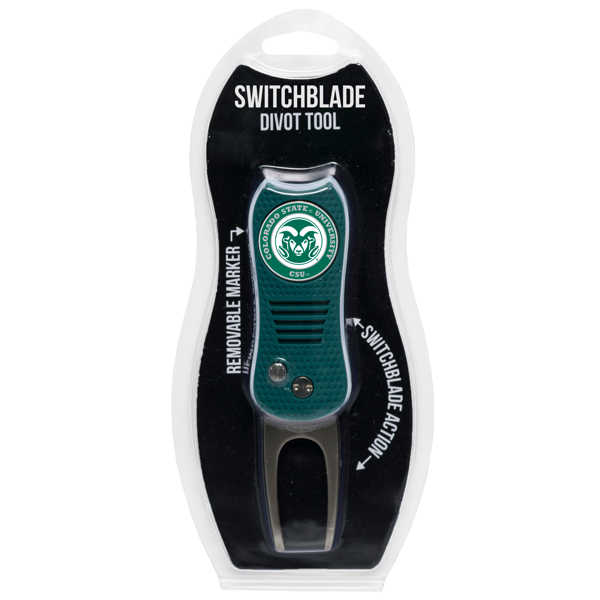 Colorado State Rams Switchblade Divot Tool with Ball Marker