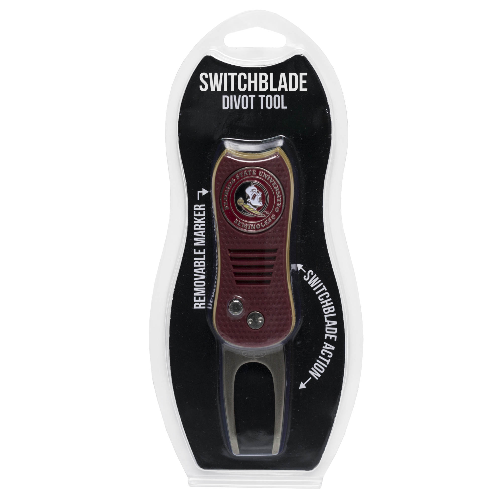 Florida State Seminoles Switchblade Divot Tool with Ball Marker