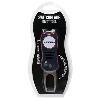 Houston Texans Switchblade Divot Tool with Ball Marker