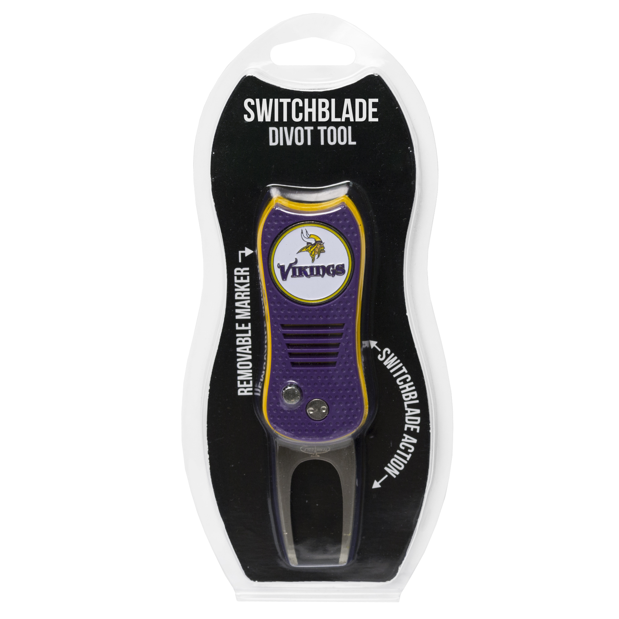 Minnesota Vikings Switchblade Divot Tool with Ball Marker