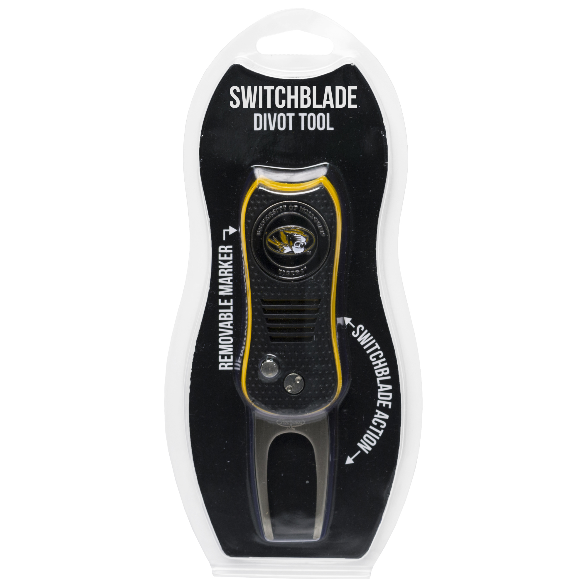 Missouri Tigers Switchblade Divot Tool with Ball Marker