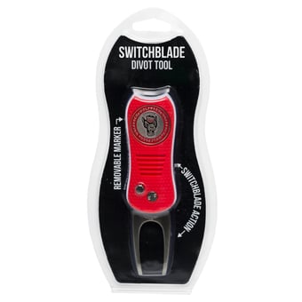 NC State Wolfpack Switchblade Divot Tool with Ball Marker