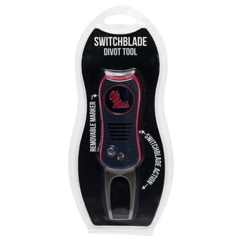 Ole Miss Rebels Switchblade Divot Tool with Ball Marker