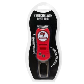 Tampa Bay Buccaneers Switchblade Divot Tool with Ball Marker