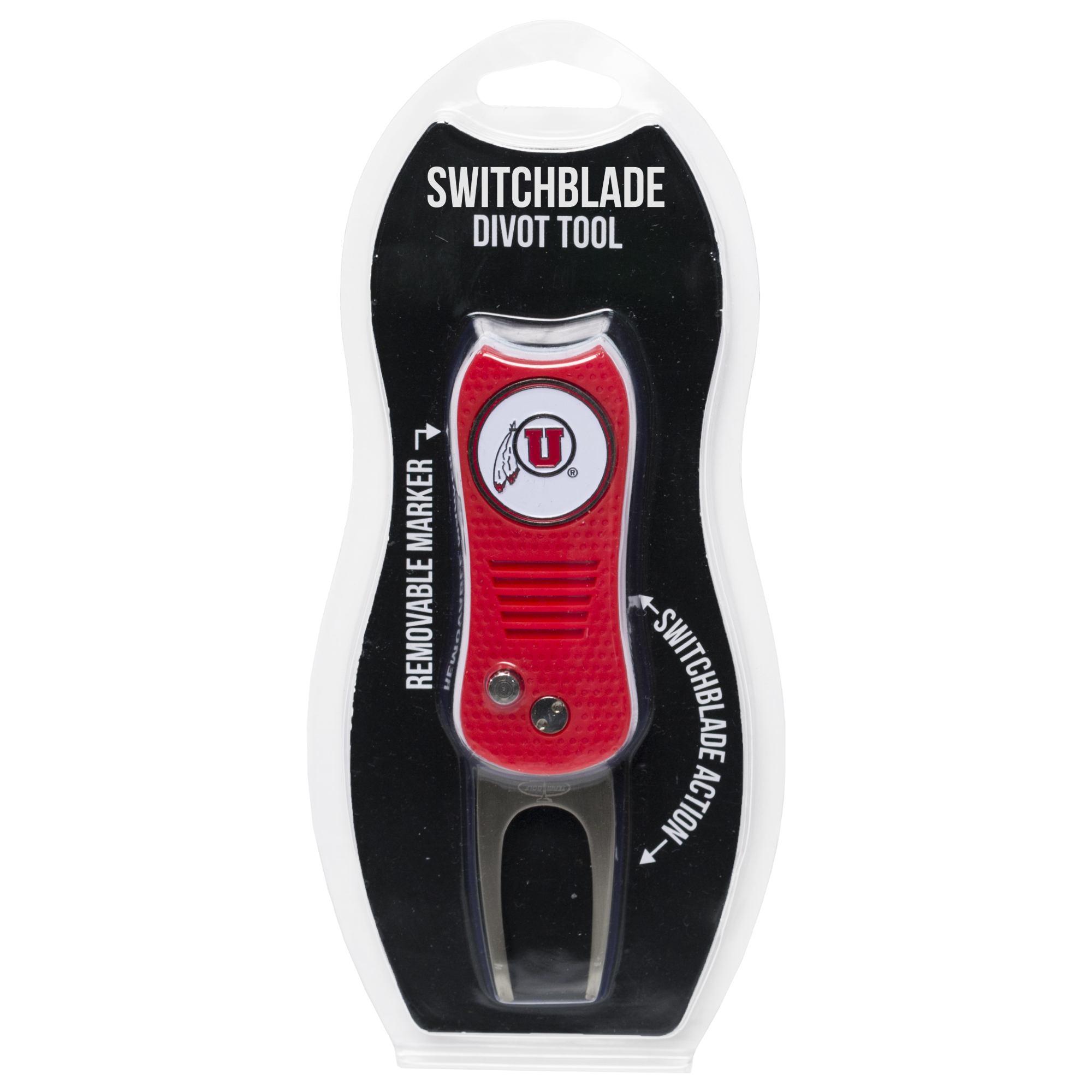 Utah Utes Switchblade Divot Tool with Ball Marker