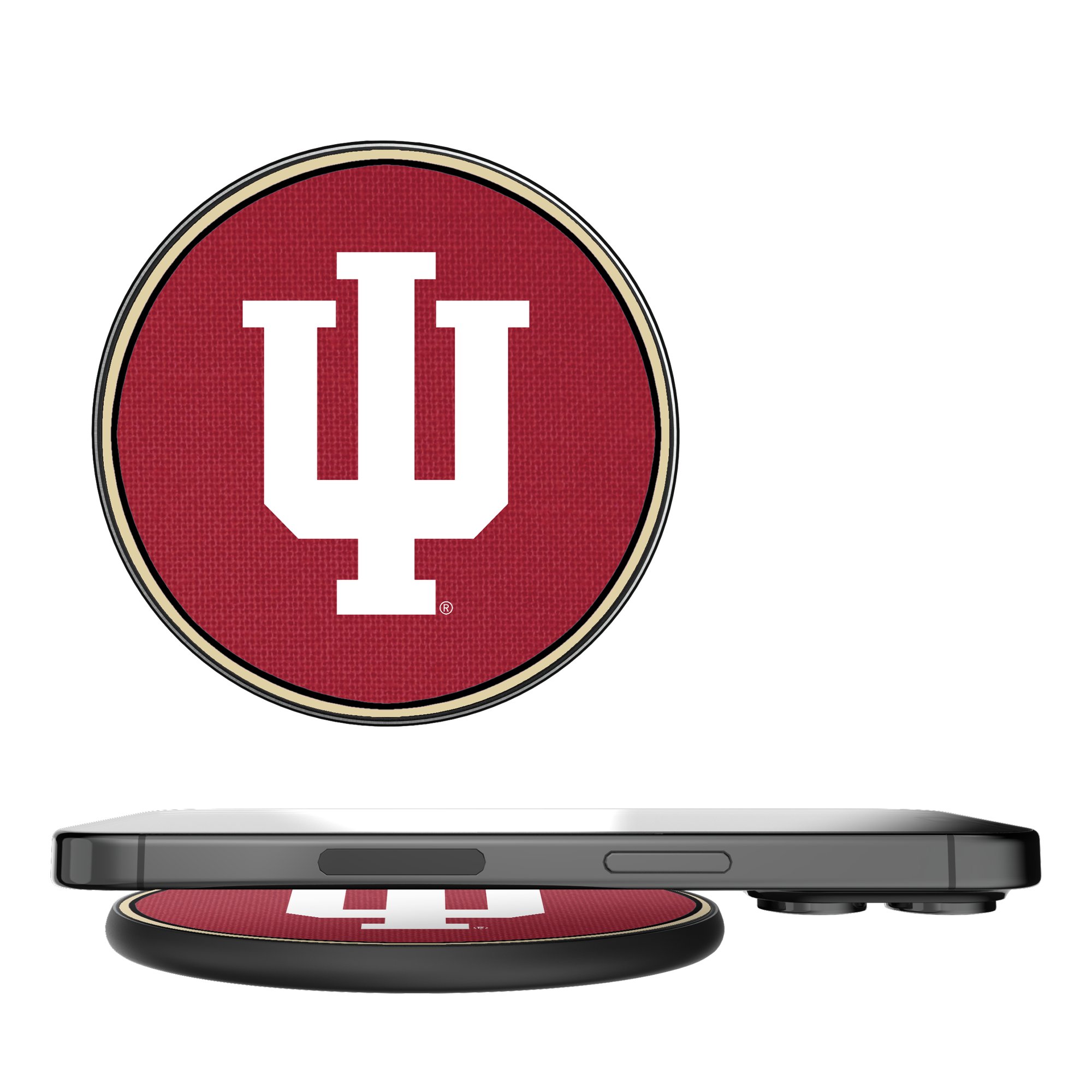 Keyscaper Indiana Hoosiers 15 Watt Wireless Induction Charger