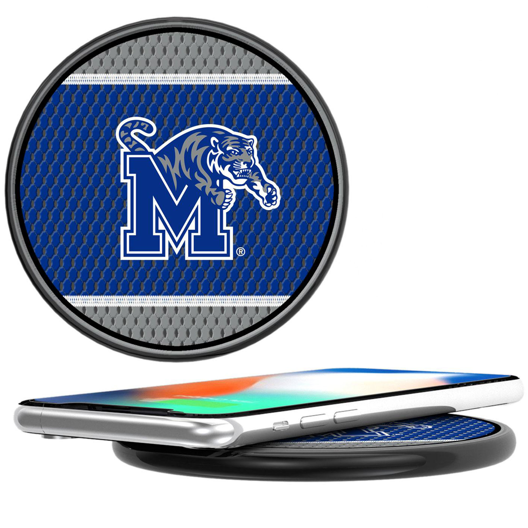 Keyscaper Memphis Tigers 15 Watt Wireless Induction Charger