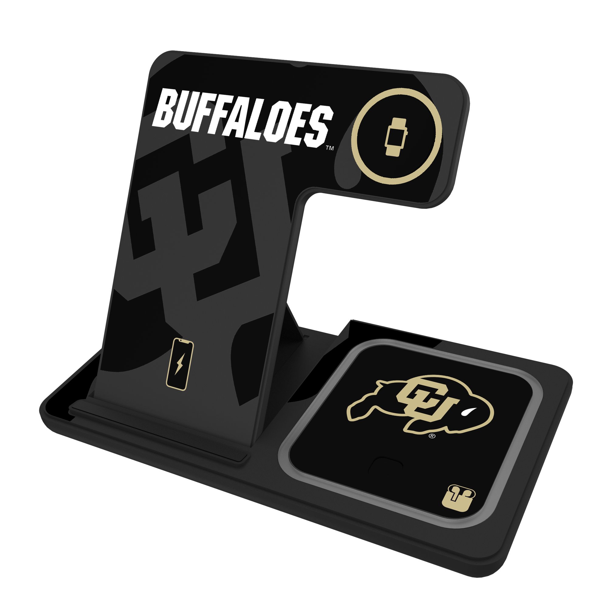 Keyscaper Colorado Buffaloes Three-in-One Charging Station