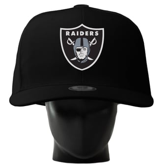 Unisex Noggin Boss  Black Las Vegas Raiders Oversized Hat