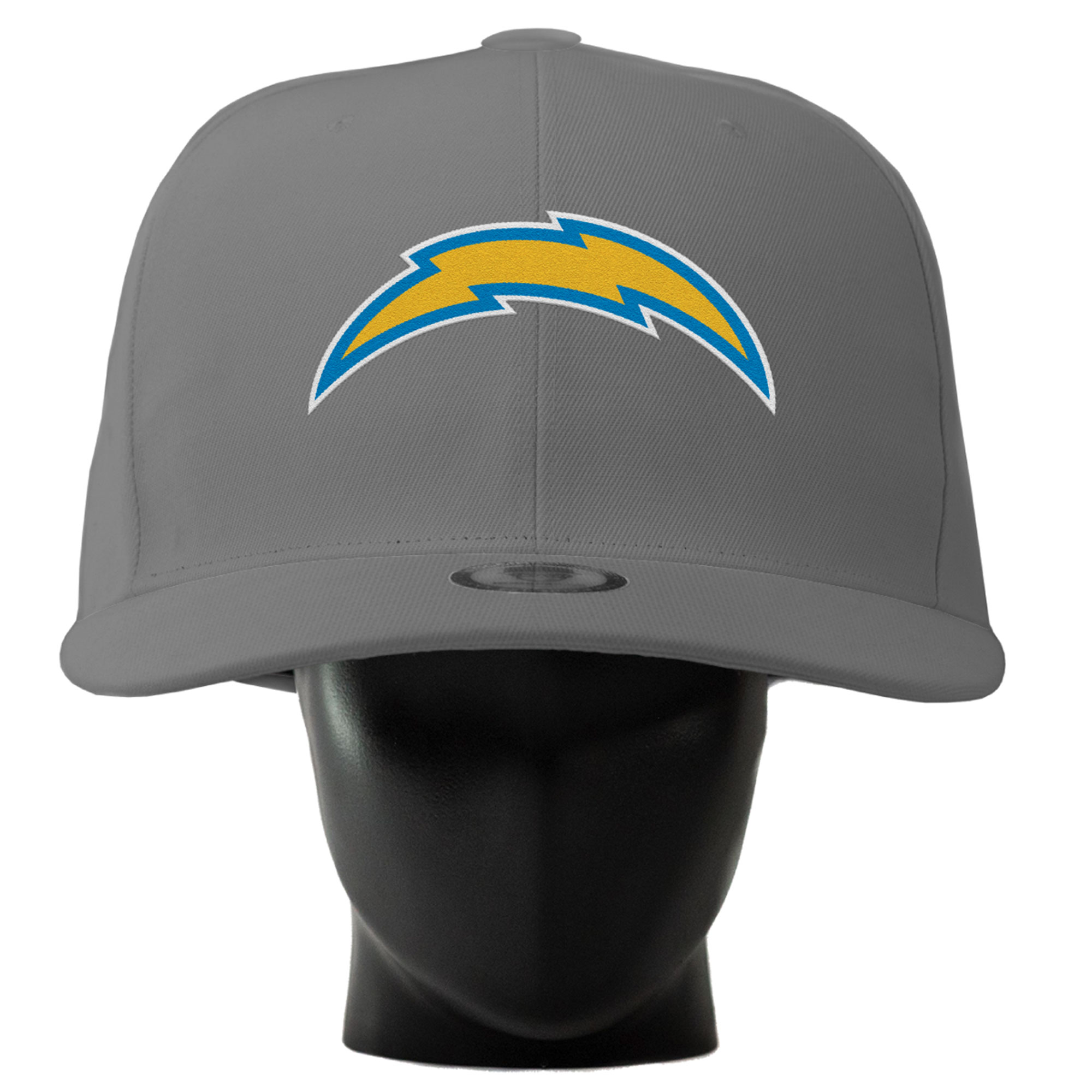 Unisex Noggin Boss  Gray Los Angeles Chargers Oversized Hat