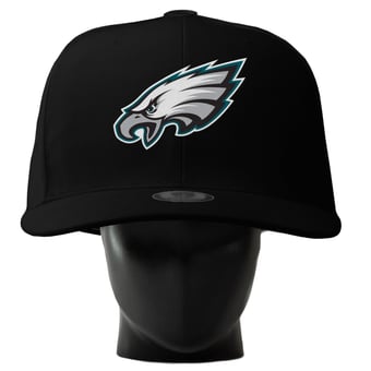 Unisex Noggin Boss  Black Philadelphia Eagles Oversized Hat