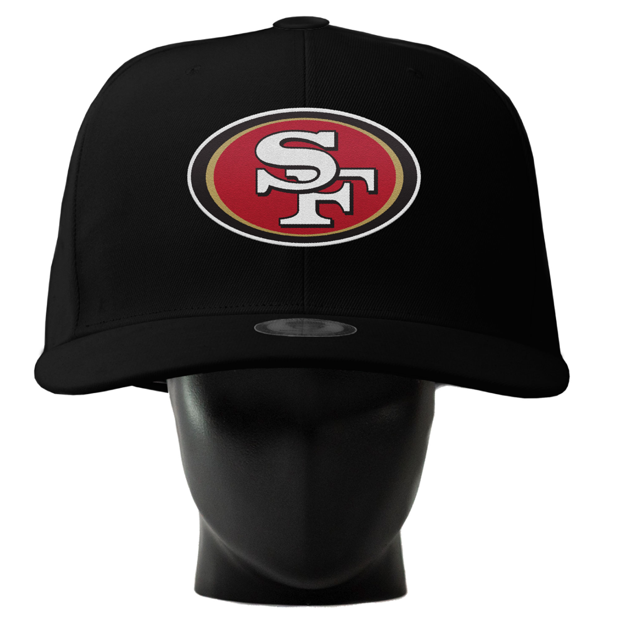 Unisex Noggin Boss  Black San Francisco 49ers Oversized Hat