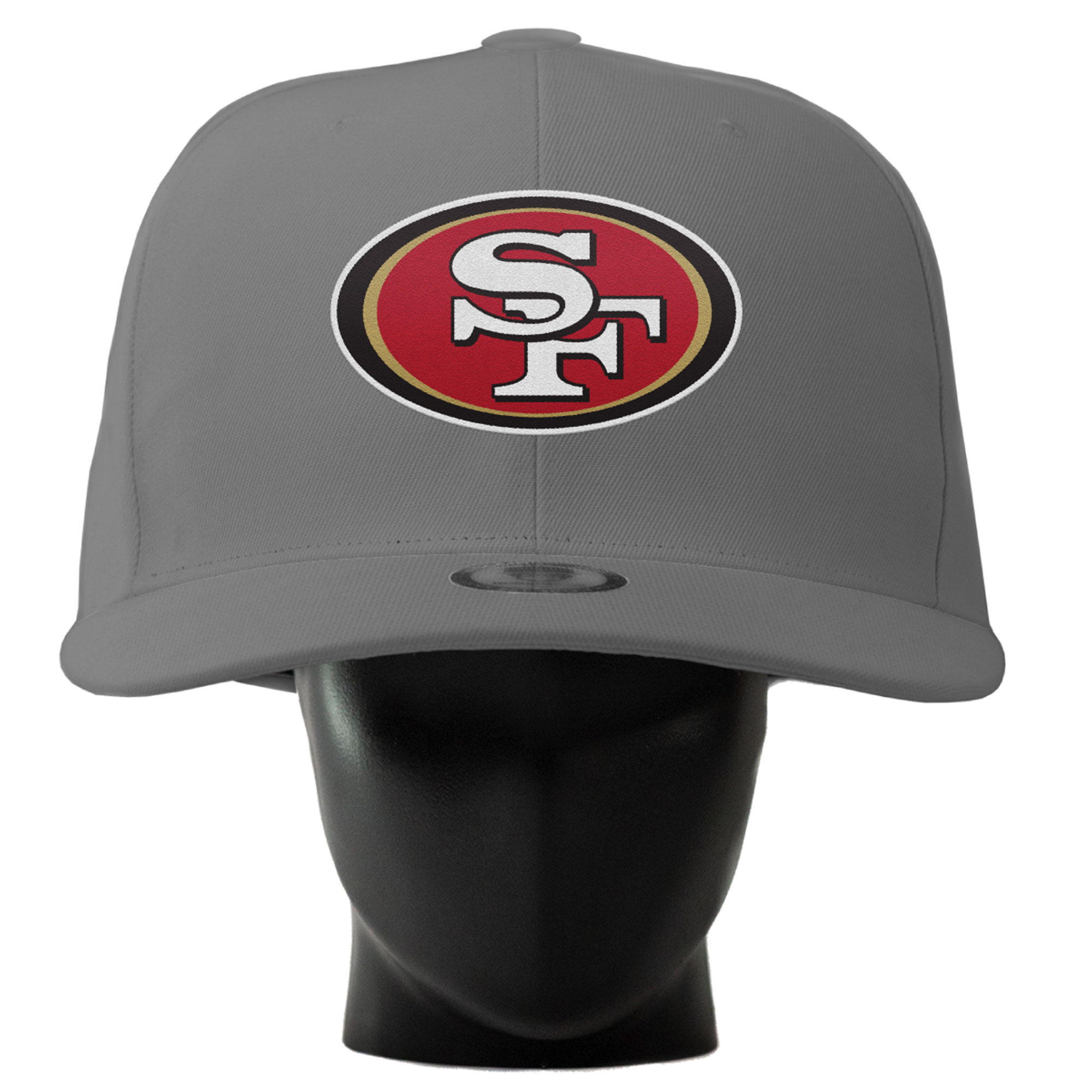 Unisex Noggin Boss  Gray San Francisco 49ers Oversized Hat