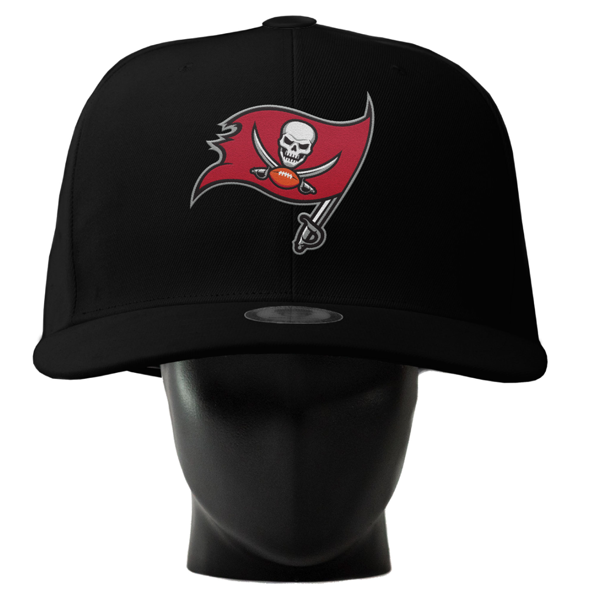 Unisex Noggin Boss  Black Tampa Bay Buccaneers Oversized Hat