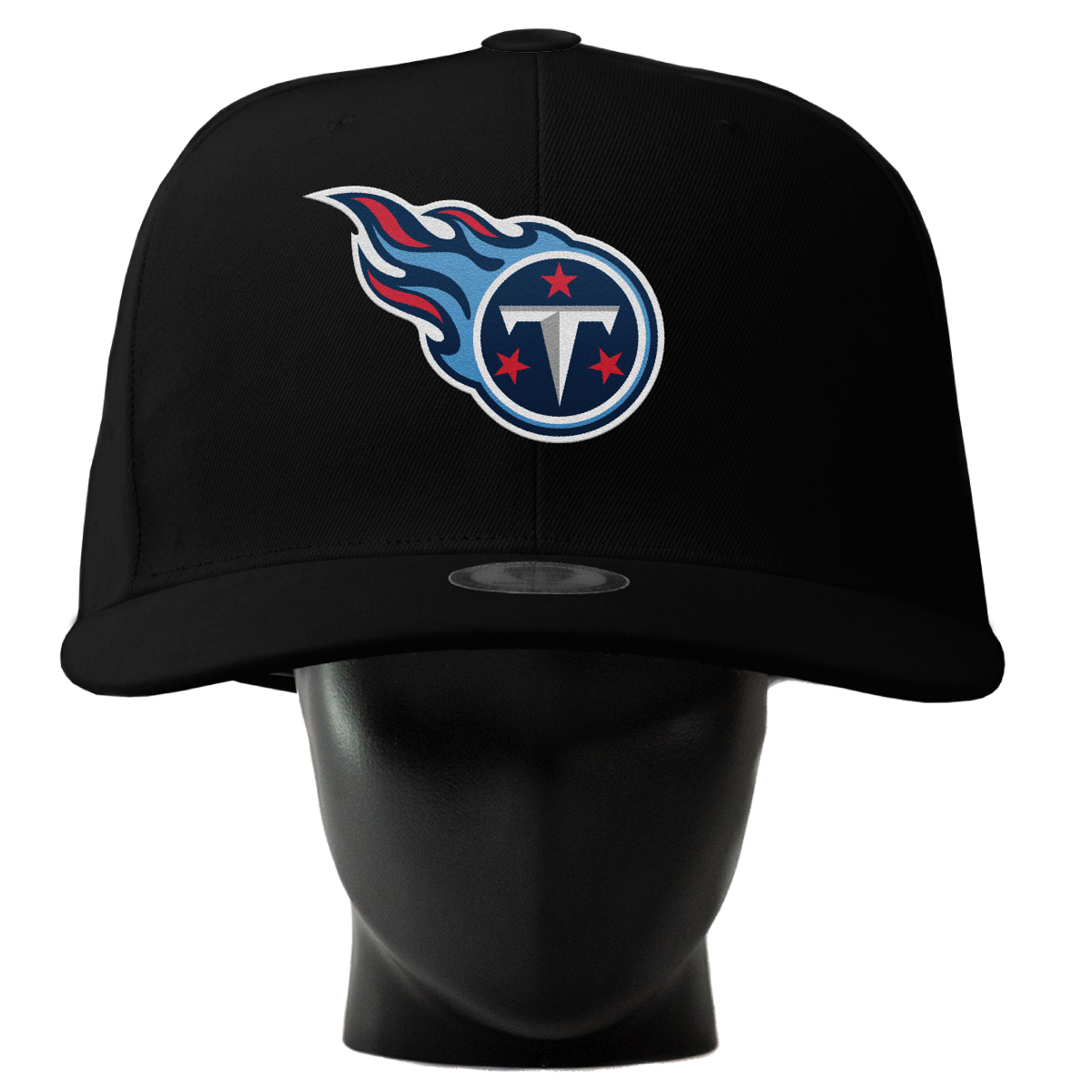 Unisex Noggin Boss  Black Tennessee Titans Oversized Hat