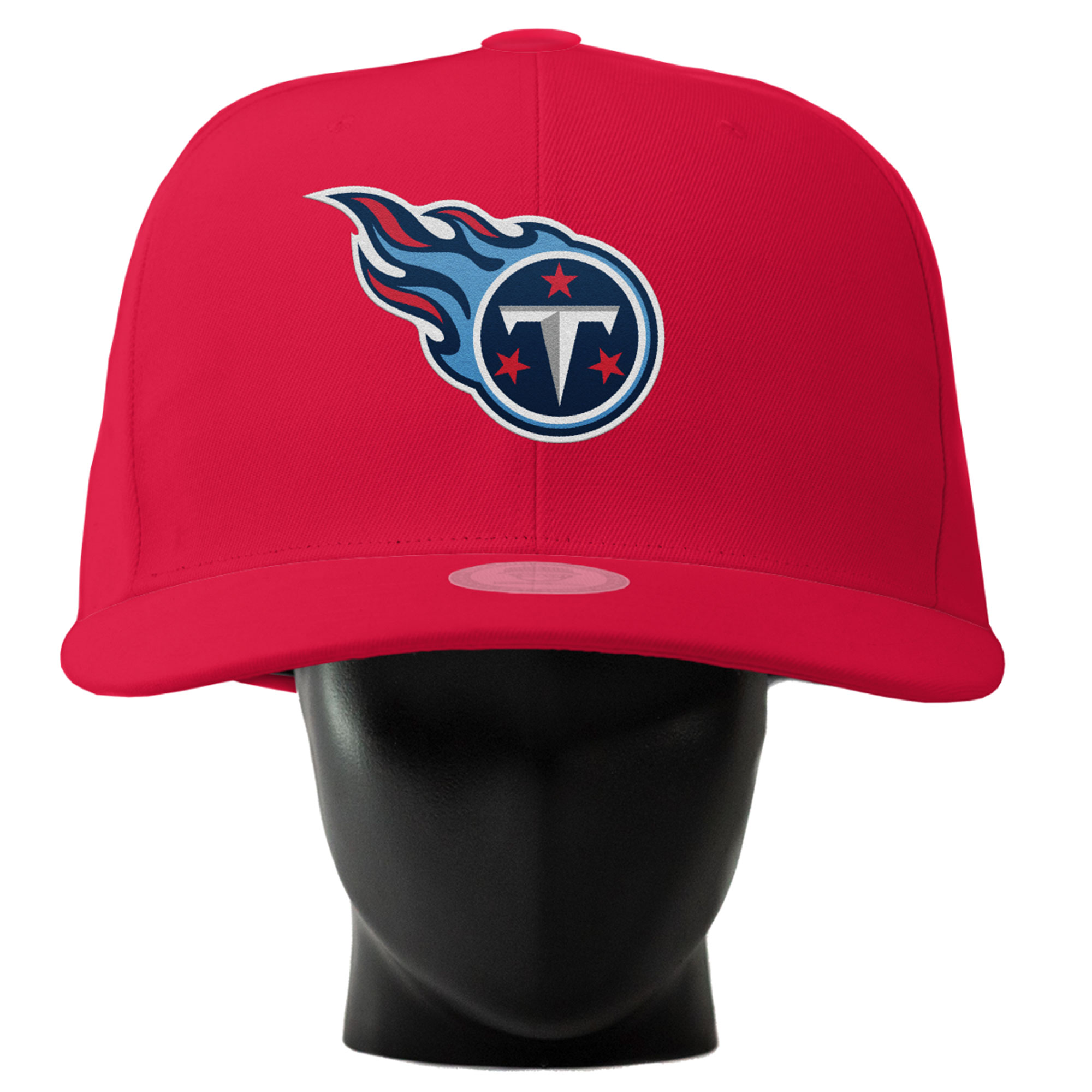 Unisex Noggin Boss  Red Tennessee Titans Oversized Hat